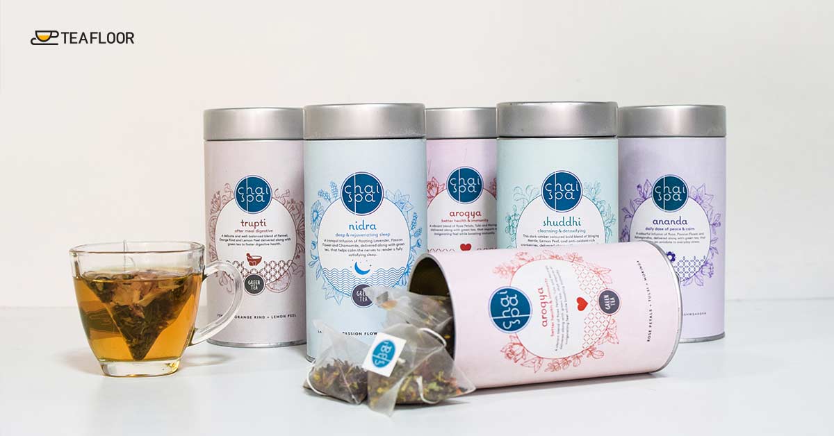 5 ChaiSpa Pyramid Tea Bags