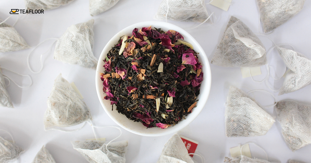Biodegradable Pyramid Tea Bags Biodegradable Pyramid Tea Bags