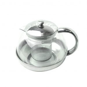 Glass pot with infuser